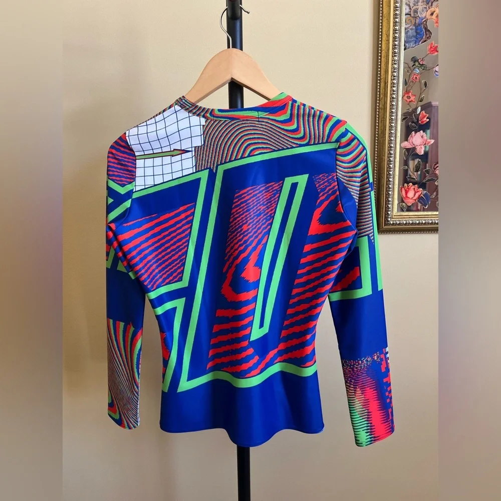 Junya Watanabe Top for Comme des Garcons Long Sleeves Multicolor Size M - Picture 7 of 14